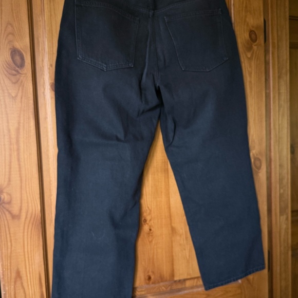 Maxwell Black Button Fly WIDE LEG Jeans - Picture 2 of 2